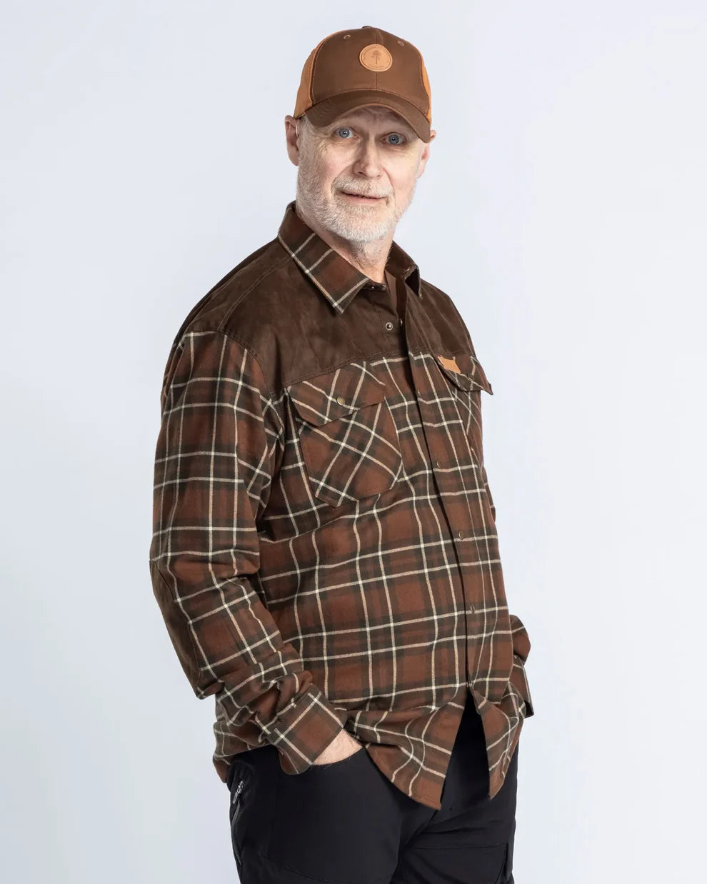 Douglas shirt - Men - Nougat Beige - Pinewood