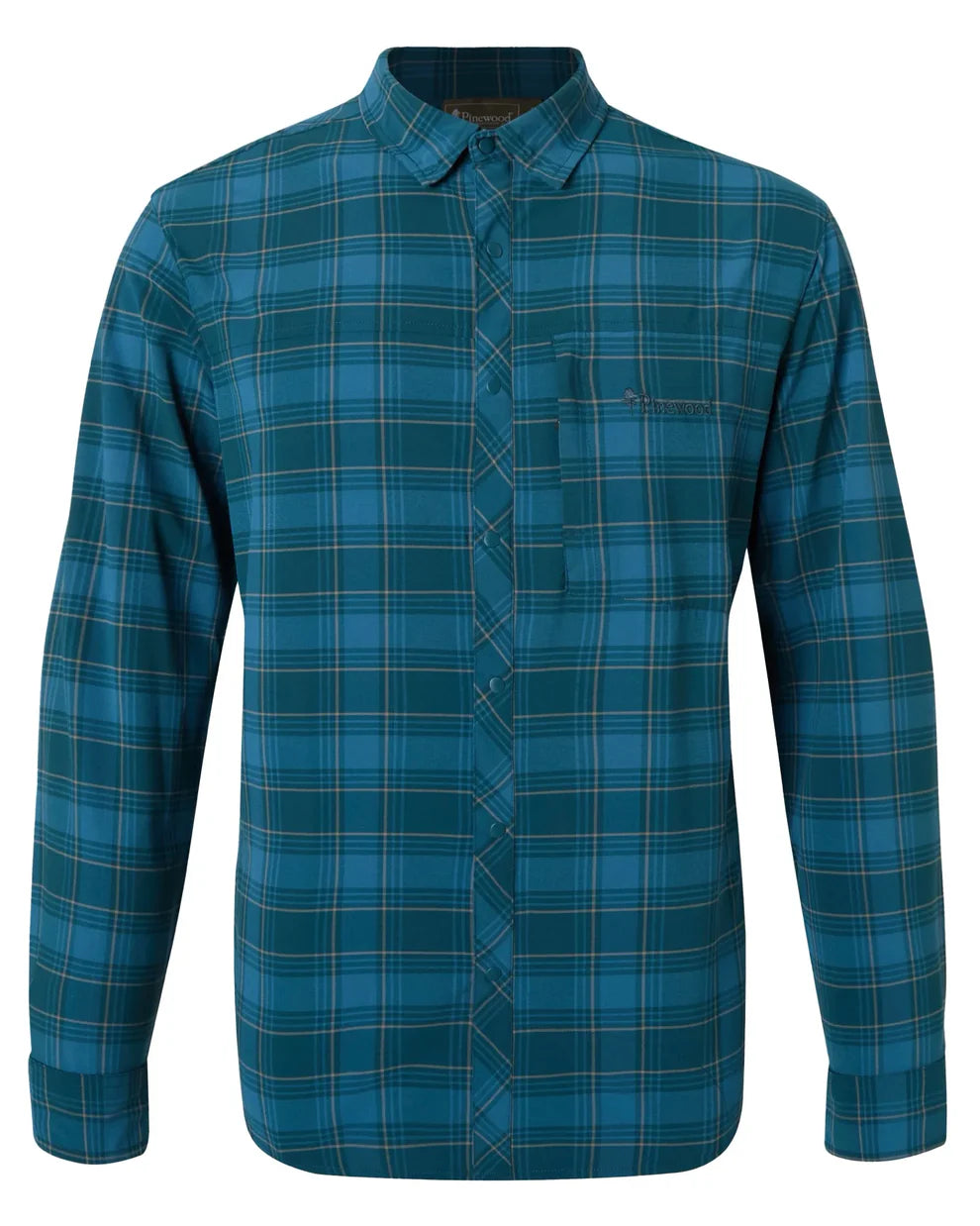 Abisko Trekking Shirt - Men - Teal Blue - Pinewood