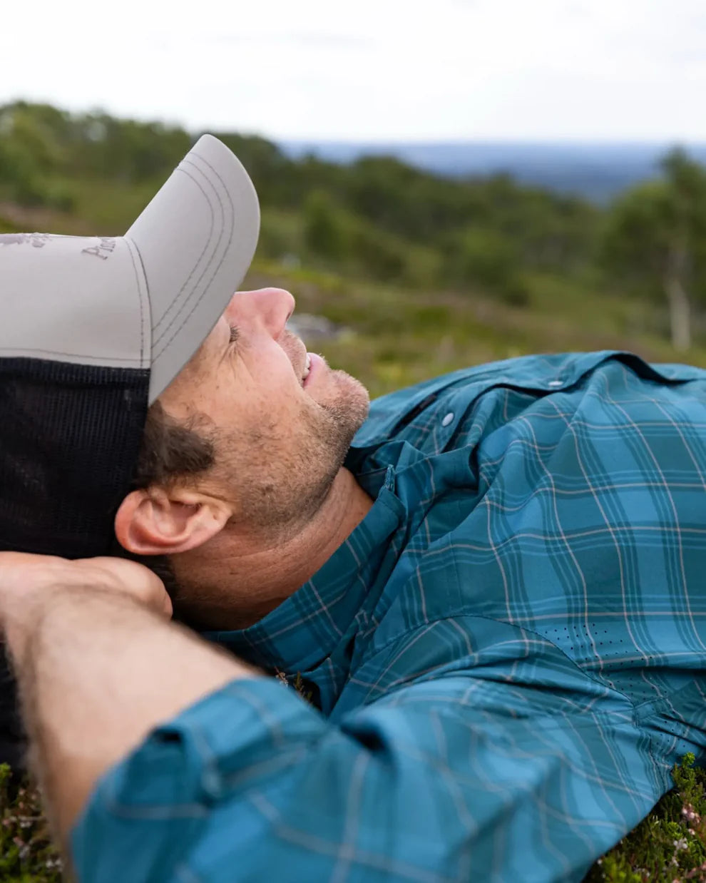 Abisko Trekking Shirt - Men - Teal Blue - Pinewood