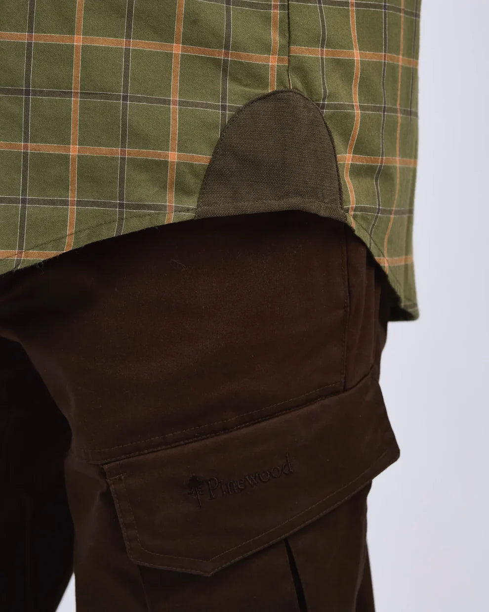 Värnamo shirt - Men - D. Green Mel - Pinewood