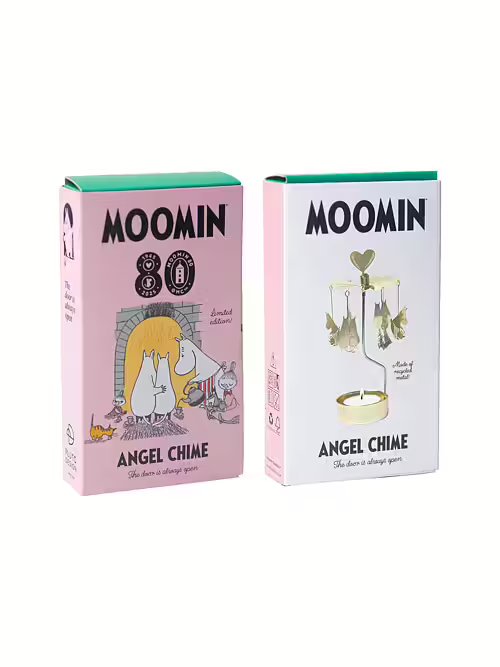 Rotary candle holder Moomin "80 Years" Gold - Pluto Produkter