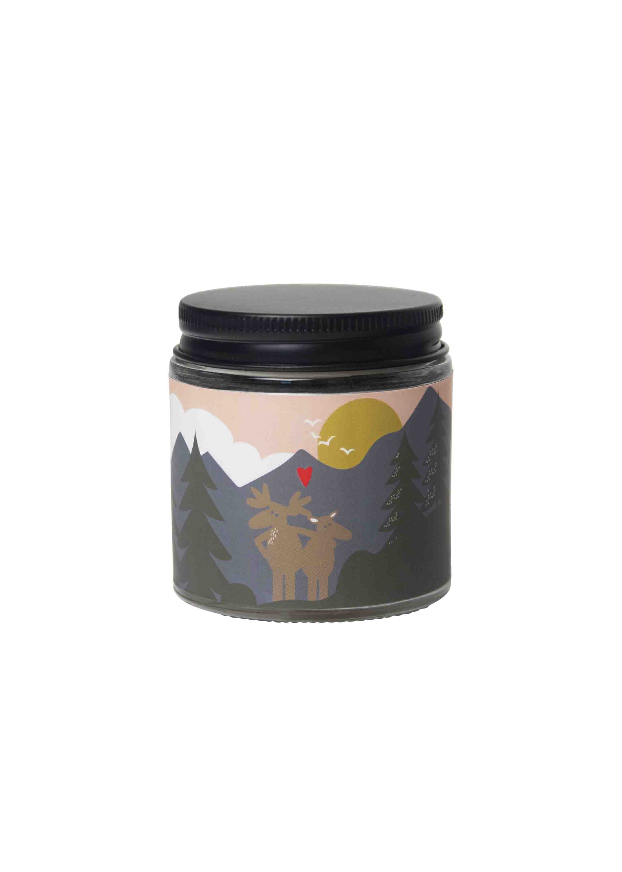 Scented Candle "Moose in Love" 90g – Pluto produkter