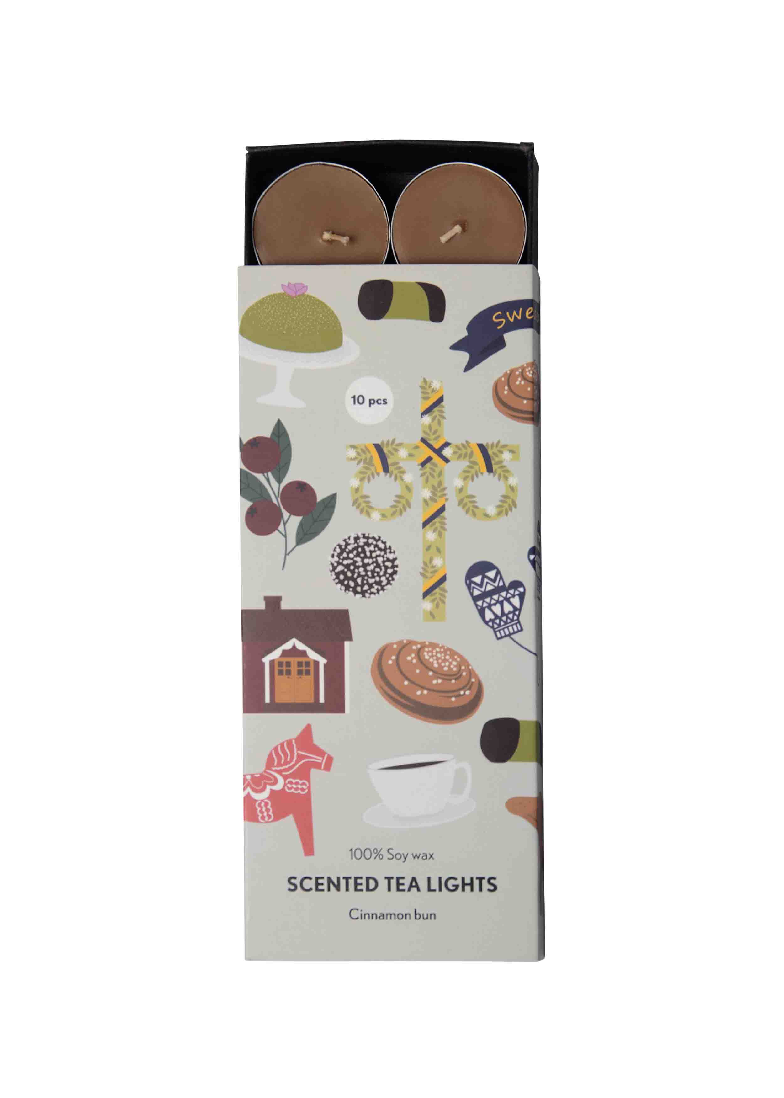 Scented Tealights Like A Swede 10-pcs – Pluto produkter