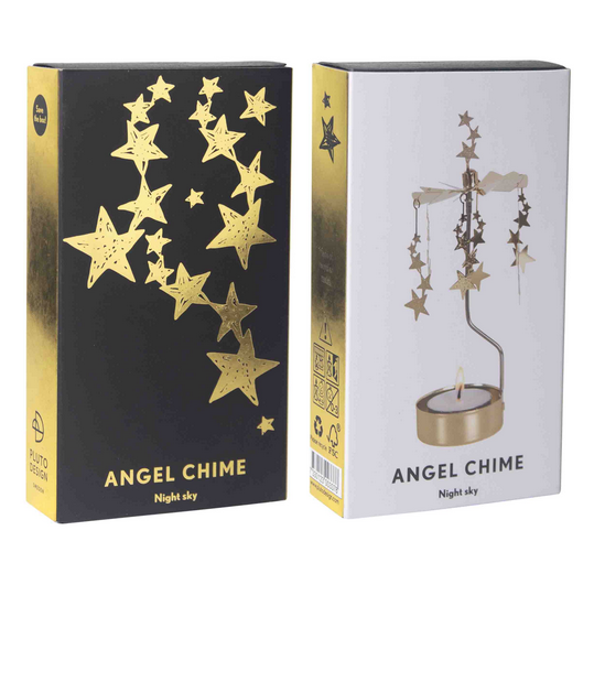 Rotary candle holder Night Sky Gold - Pluto Produkter