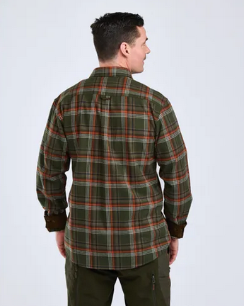 Prestwick Exclusive Shirt - Men - Green / B. Orange - Pinewood