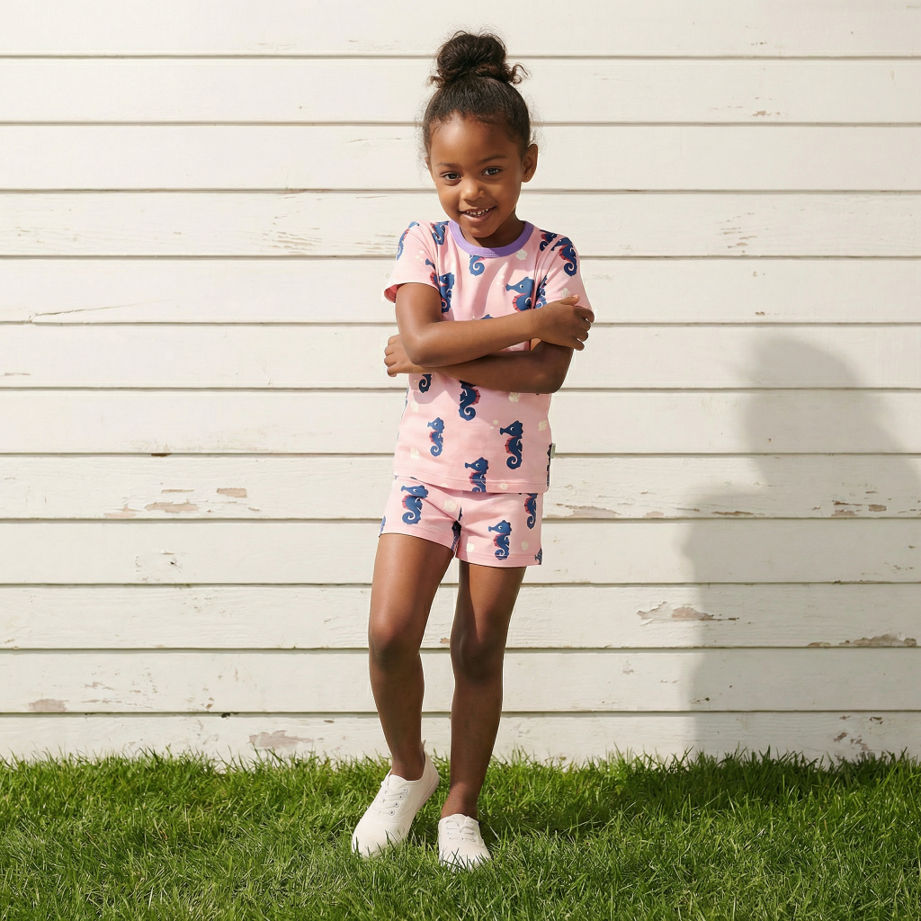 Pyjama Set SS Seahorse - Maxomorra