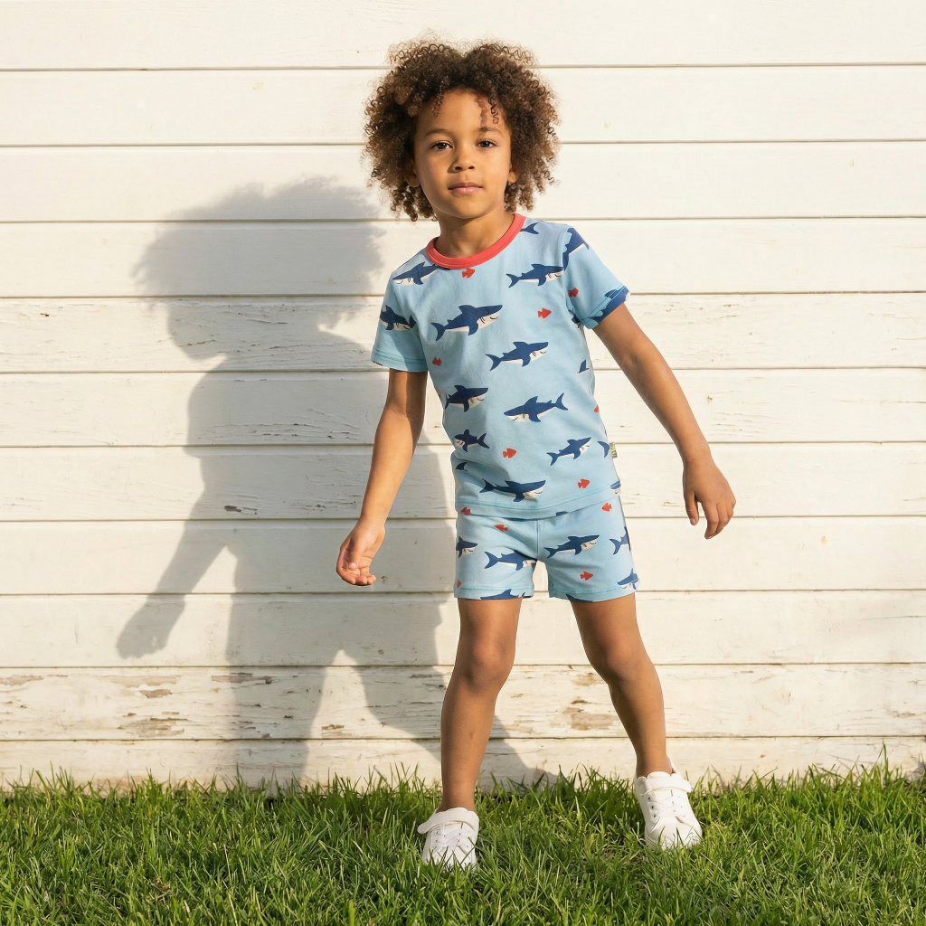 Pyjama Set SS Shark - Maxomorra