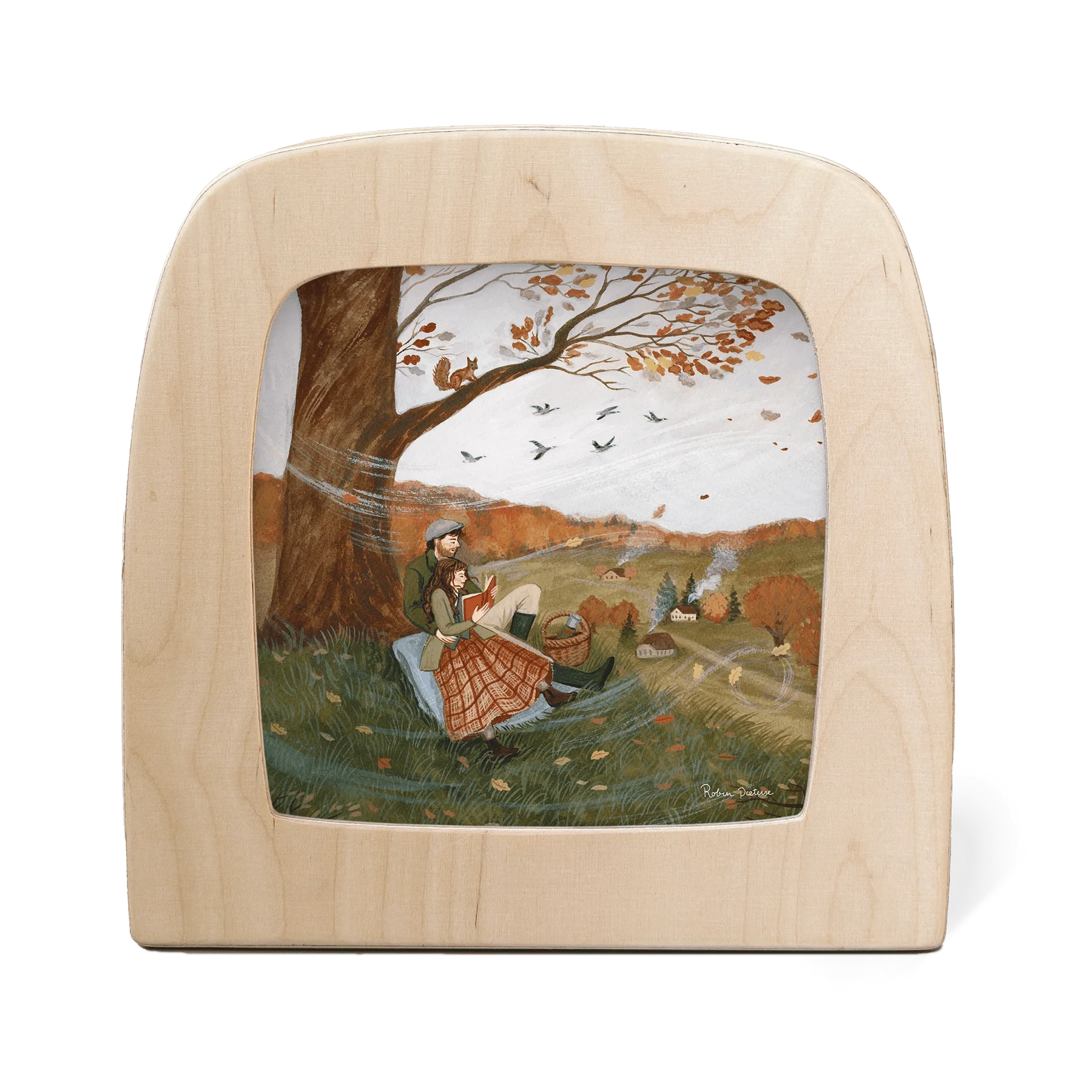 Toverplaat Herfstliefhebbers Silhouette – Robin Pieterse