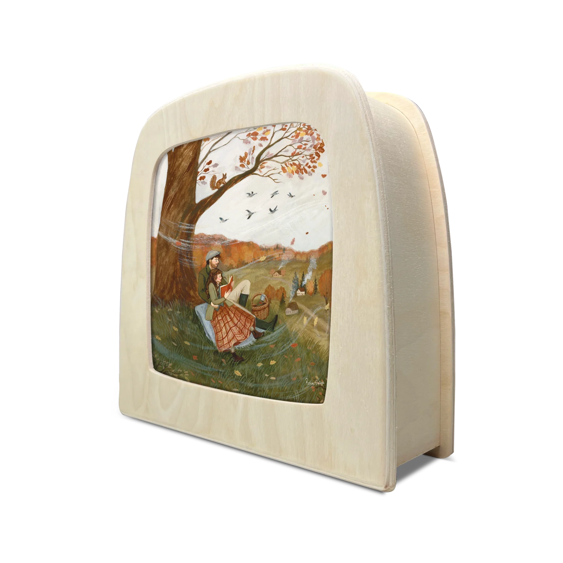 Toverplaat Herfstliefhebbers Silhouette – Robin Pieterse