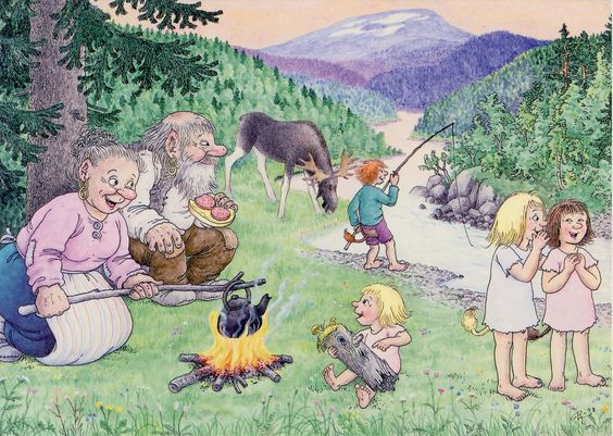 Kaart Trollrike Skogstokig Collection - Rolf Lidberg