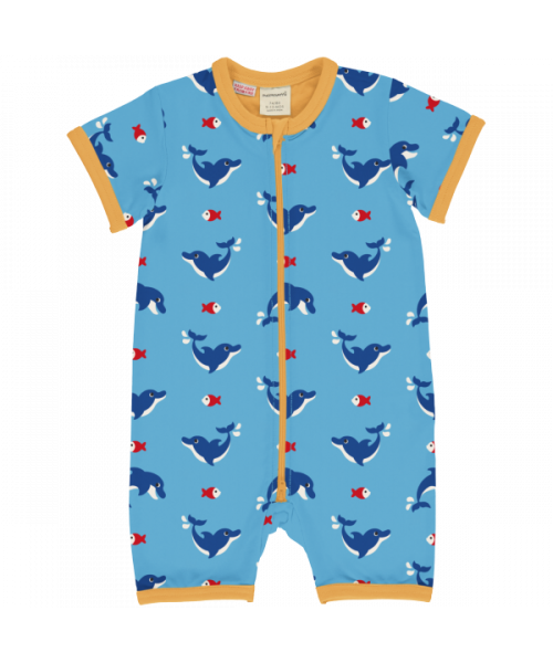 Rompersuit SS Dolphin - Maxomorra