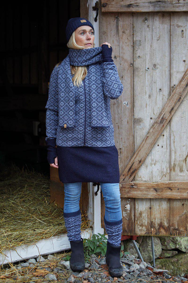 Sjaal Freya Scarf Forever Blue – Ivanhoe of Sweden