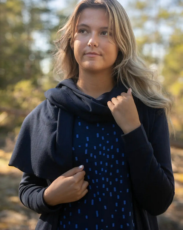 Sjaal / Scarf 100% Merinowol Storm – Paapii Design