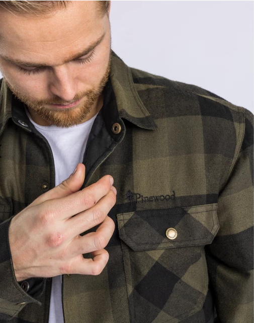 Shirt (Tussenjas) Canada Classic 2.0 met voering - Men - Green - Pinewood