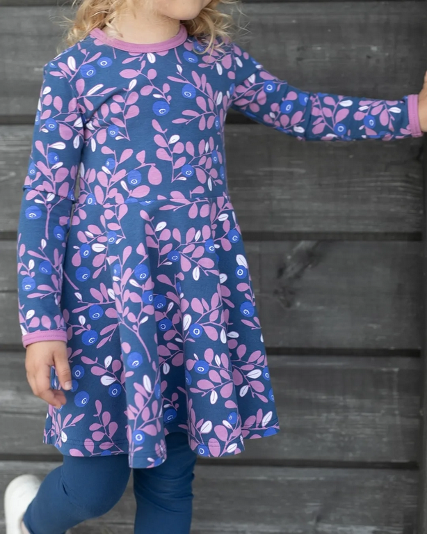 Jurk / SINNA Dress Varpu Blueberry Lilac – Paapii Design