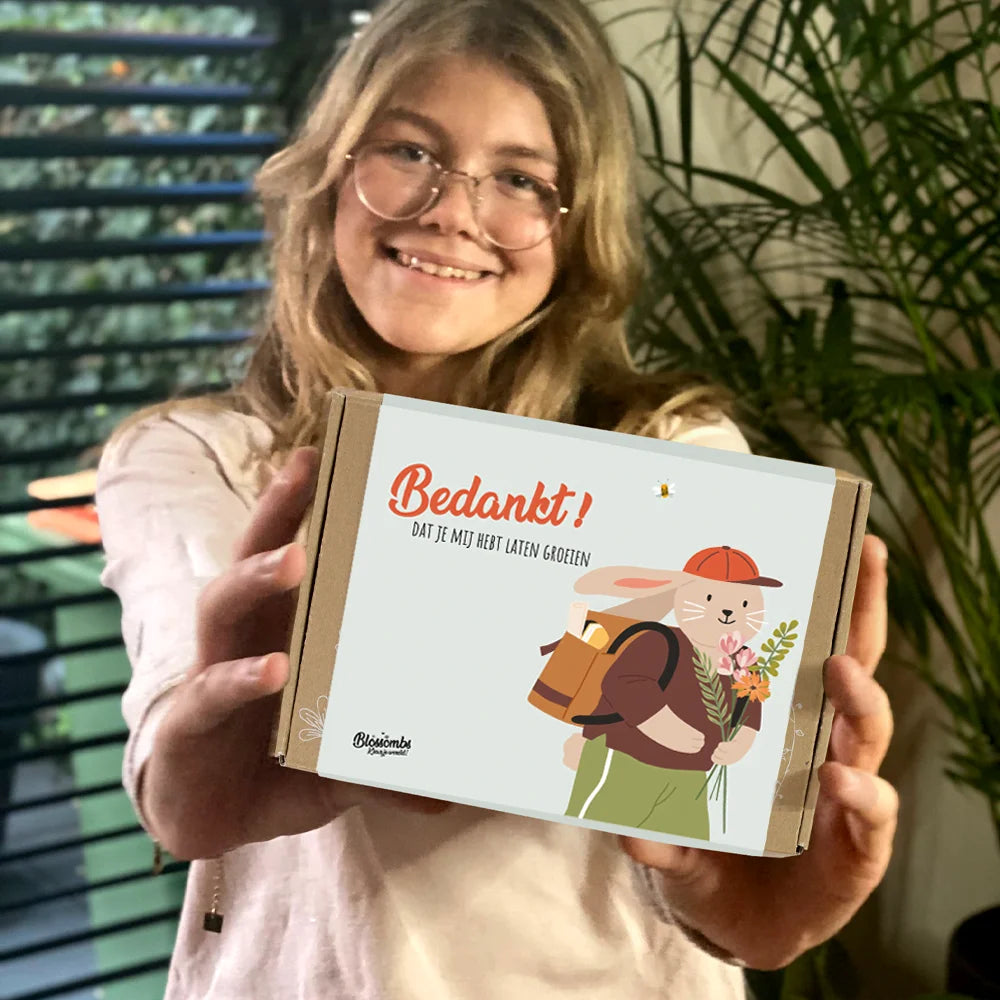 Zaadbommetjes Giftbox Small "Bedankt" - Blossombs