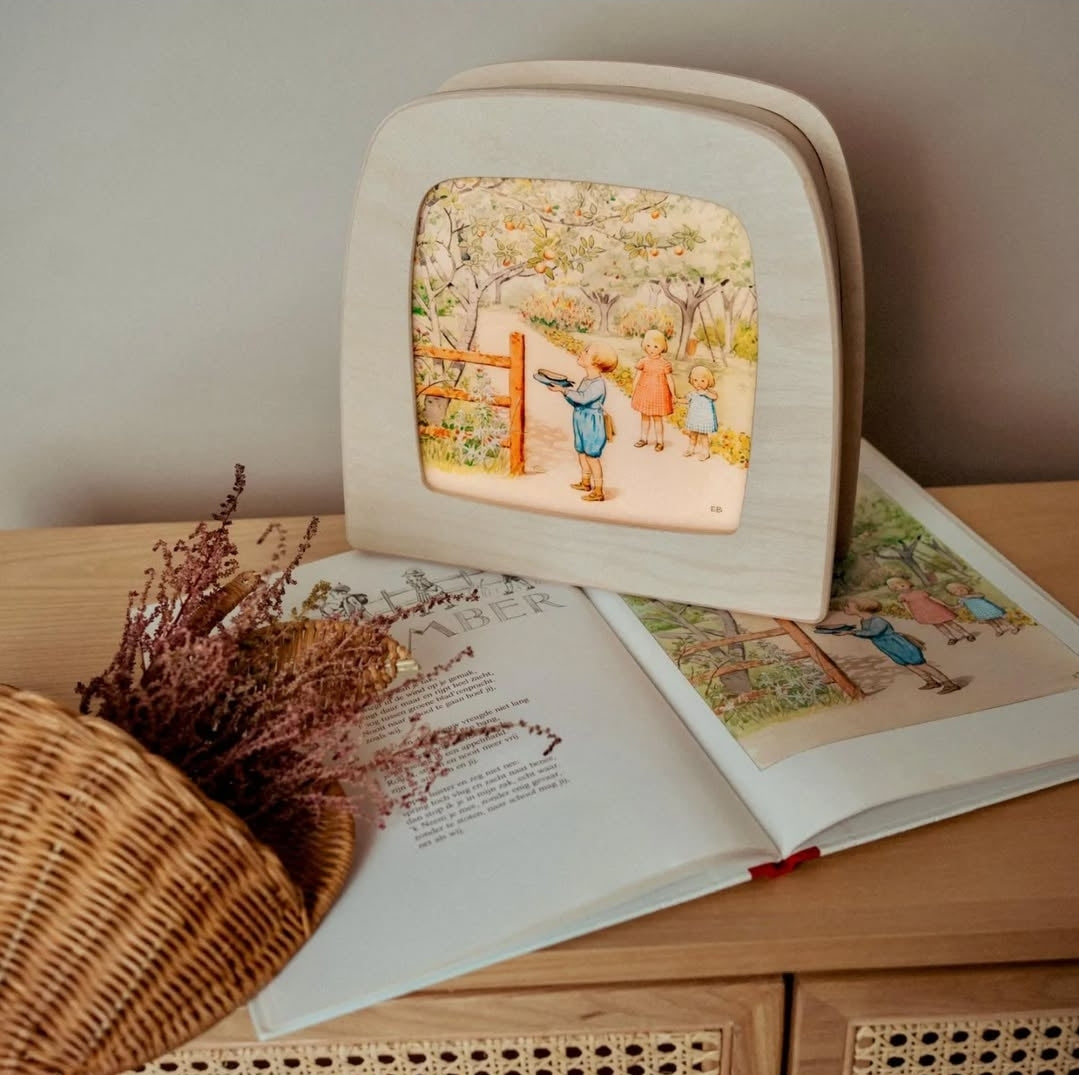 Toverlux lamp / Seizoenslamp hout – Toverlux