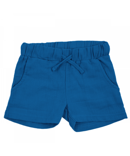 Korte broek / Shorts Muslin Blue - Maxomorra