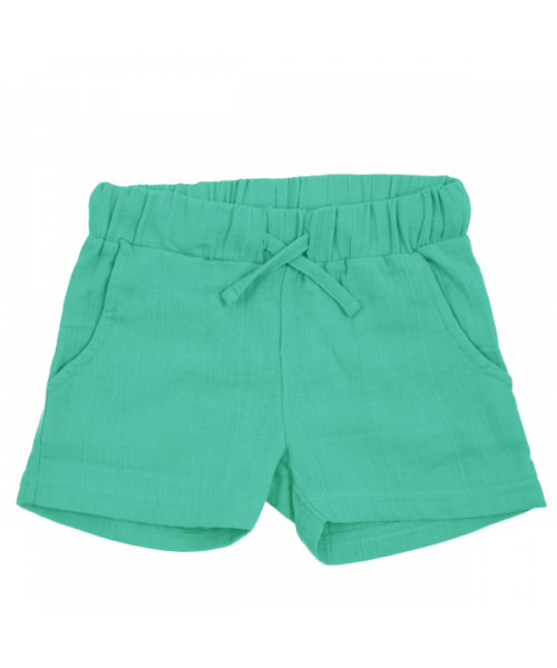 Korte broek / Shorts Muslin Green - Maxomorra