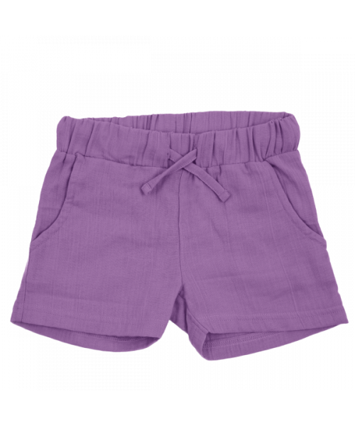 Korte broek / Shorts Muslin Purple - Maxomorra