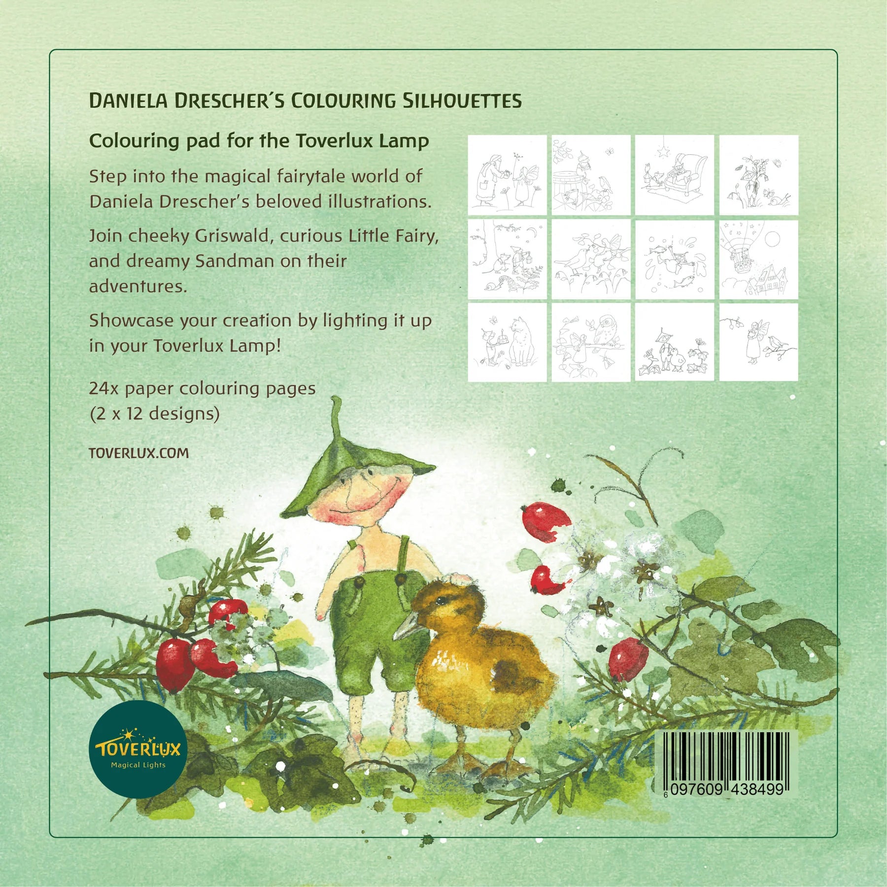 Silhouetten Kleurblok voor Toverlamp – Daniela Drescher