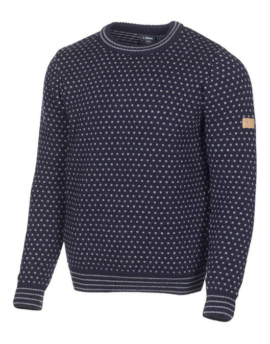 Trui Sverre Crewneck Navy - Ivanhoe of Sweden