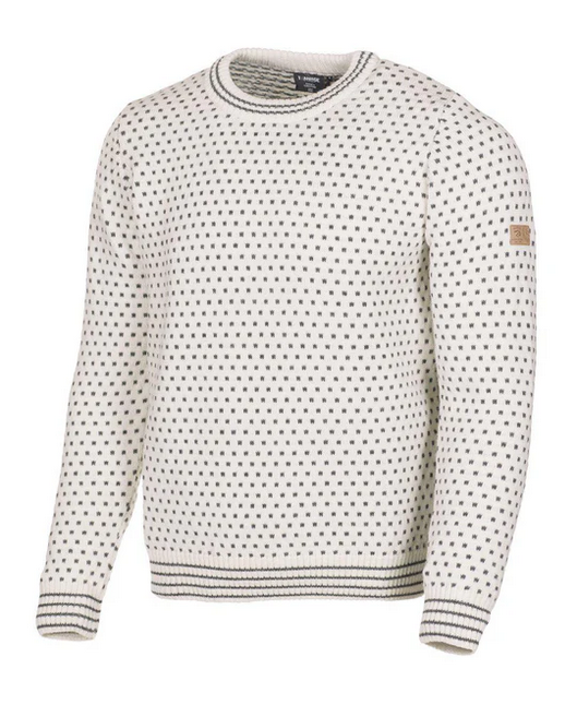 Trui Sverre Crewneck Off White - Ivanhoe of Sweden