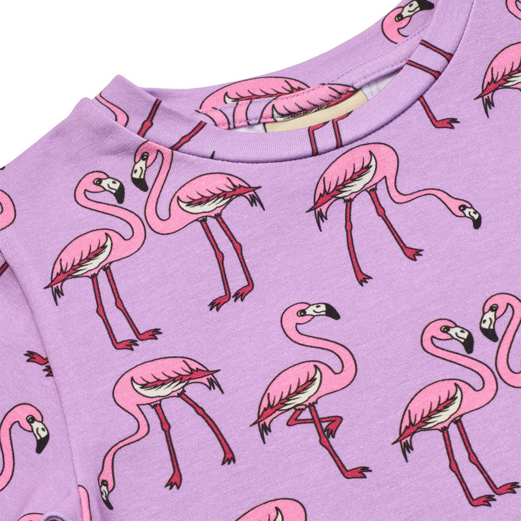 T-shirt Elstar with Flamingos - Småfolk