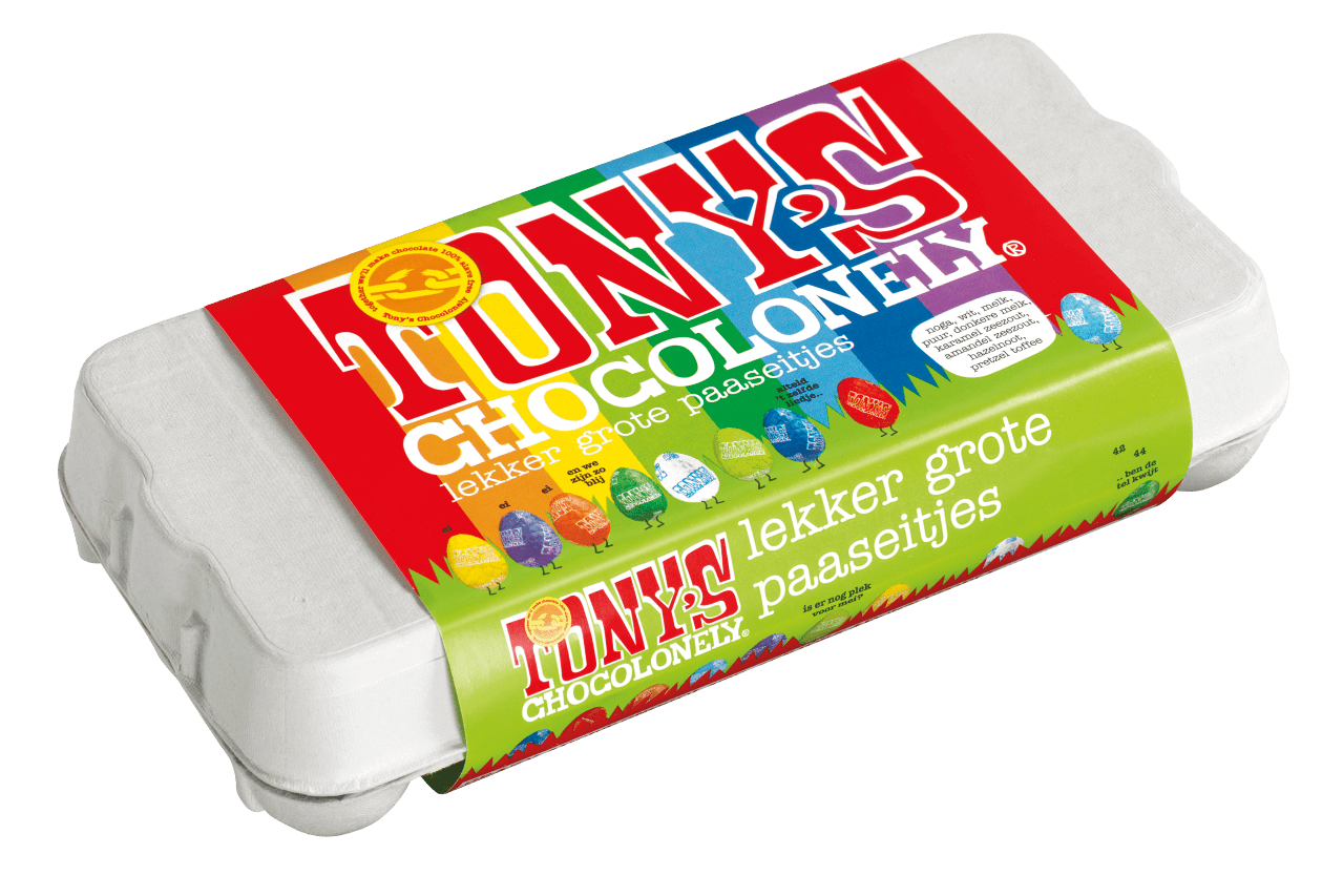 Tony's Paaseitjes mix doos 225 gram - Tony’s Chocolonely