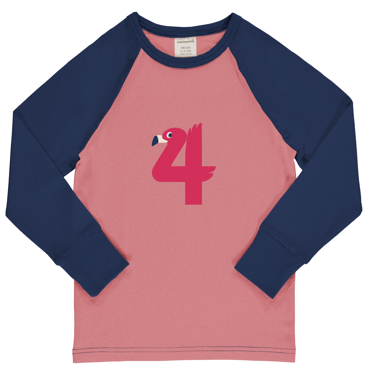 Longsleeve Top LS Raglan Age 4G - Maxomorra