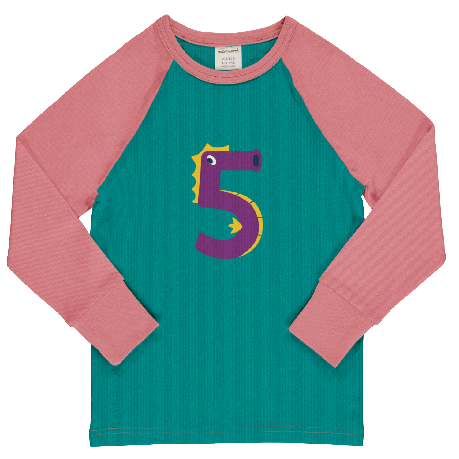 Longsleeve Top LS Raglan Age 5G - Maxomorra