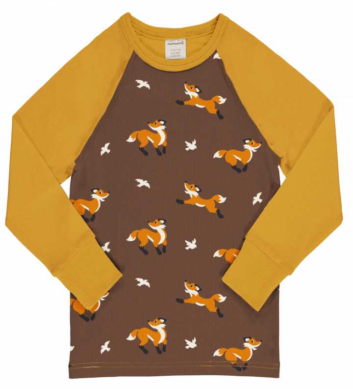 Longsleeve Top LS Raglan Fox - Maxomorra