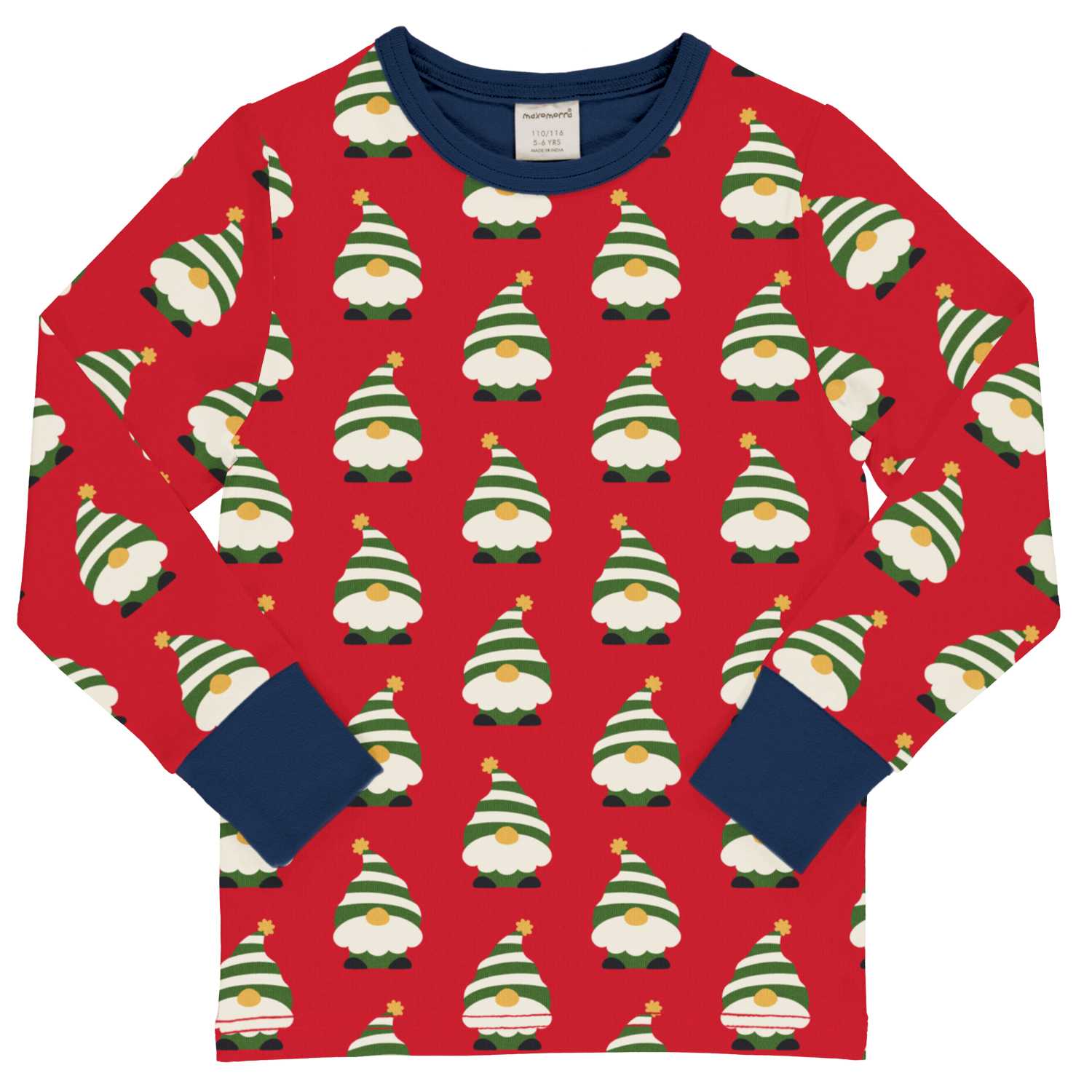 Longsleeve Top LS Swedish Santa - Maxomorra