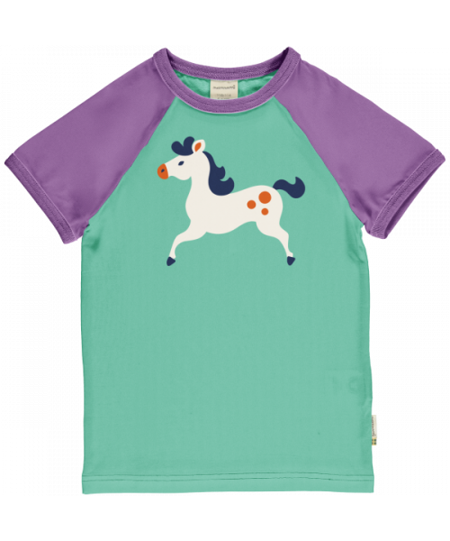 T-shirt / Top Raglan SS Horse - Maxomorra