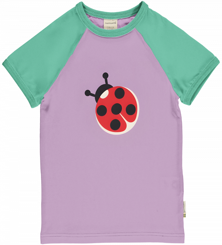 T-shirt SS Raglan Ladybug - Maxomorra