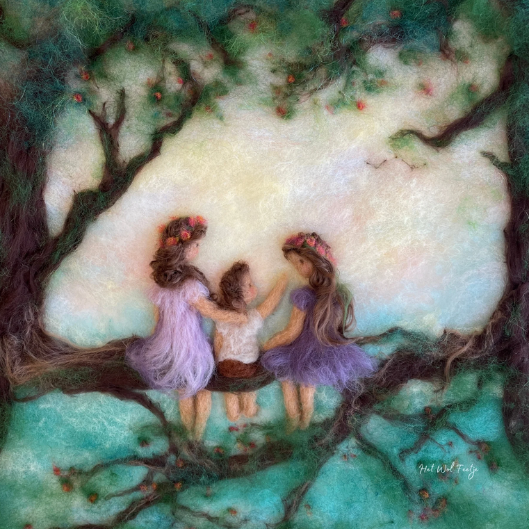 Toverplaat F43. Grote zussen kleine broer – Het Wol Feetje