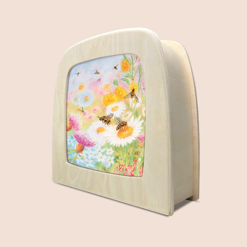 Toverplaat Bee Pastures Light Silhouette – Kaptein Kalk