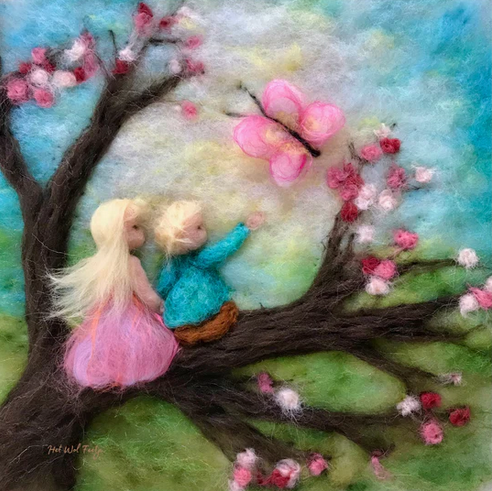 Toverplaat F07. Bloesemboom – Het Wol Feetje