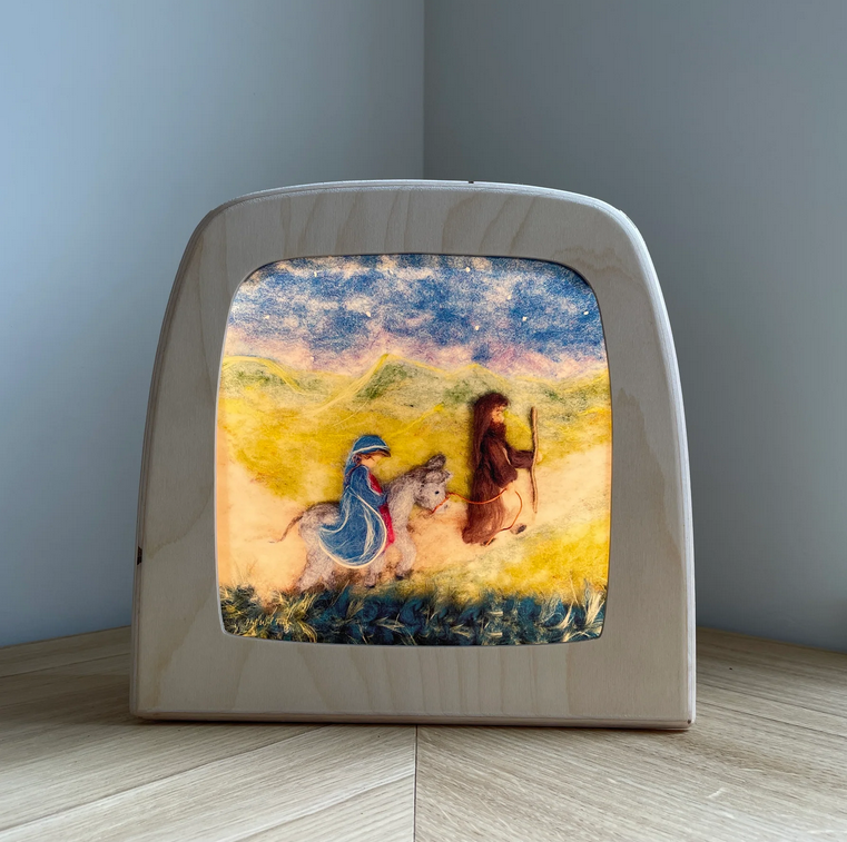 Toverplaat F26. Maria en Jozef onderweg – Het Wol Feetje