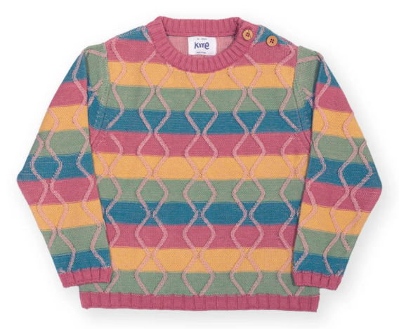 Trui Kids Fancy Stripe Pullover - Kite Clothing