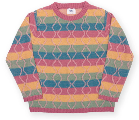 Kite Fancy Stripe kindertrui met kleurrijke regenboogstrepen