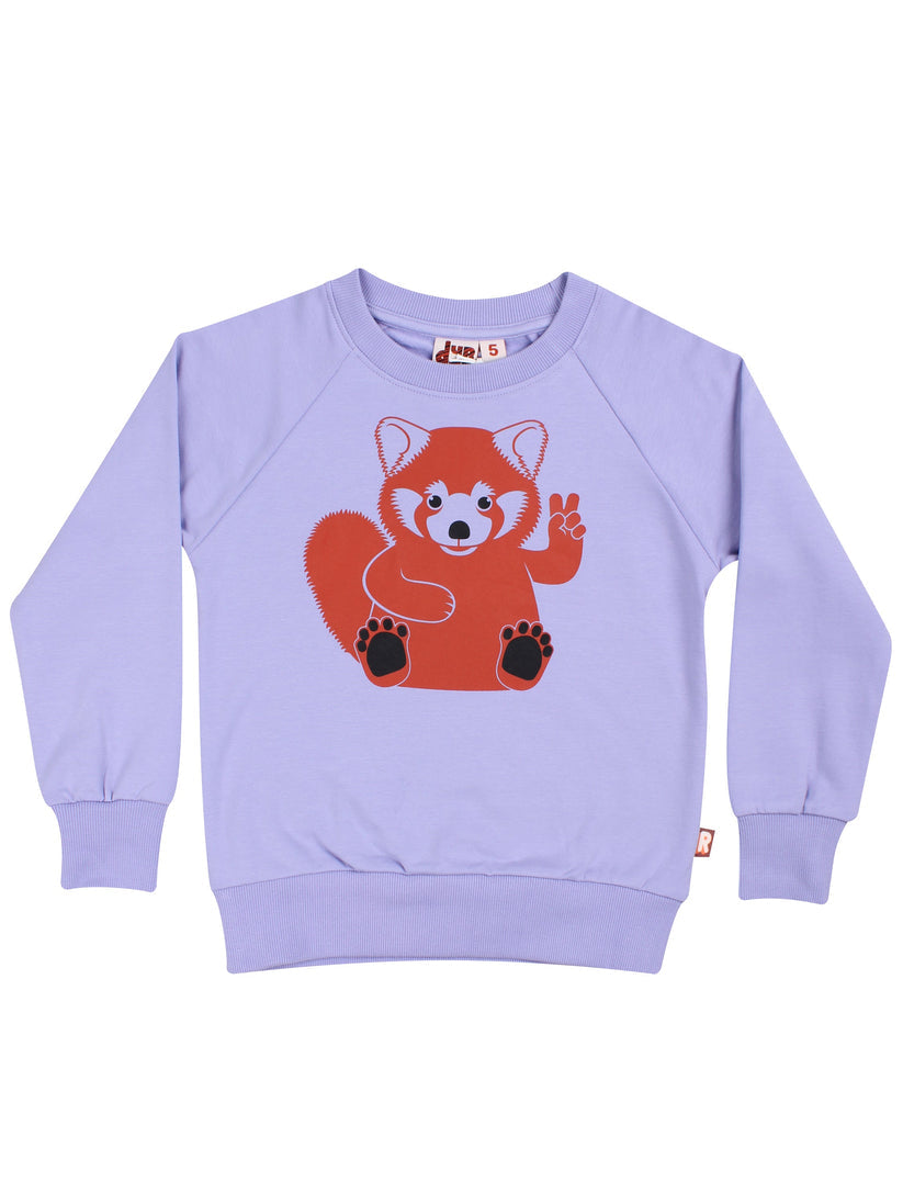 Trui Dyrbellow Sweat Purple PEACE ROED PANDA - Danefae / DYR
