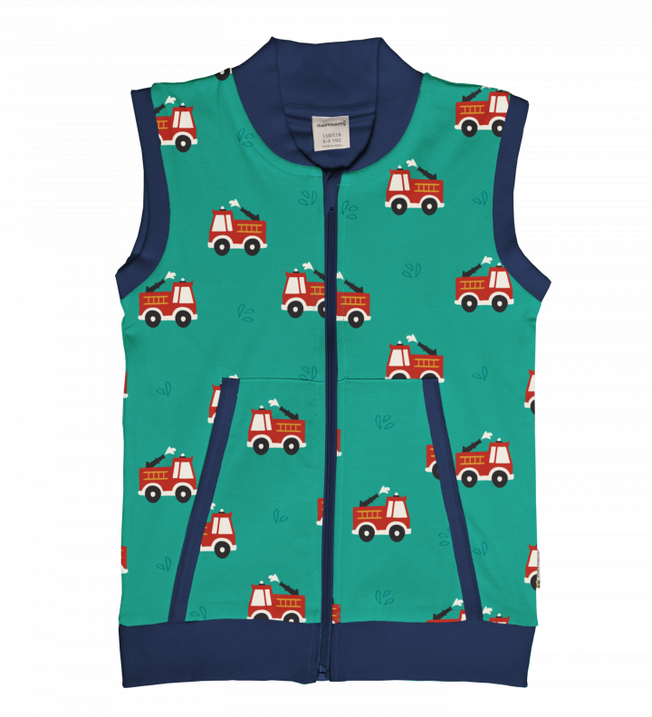 Vest Lined Fire Truck - Maxomorra