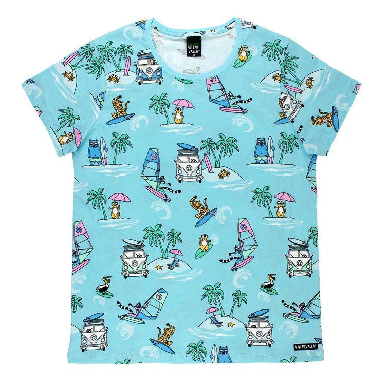 Adult T-shirt Surf Pool S t/m XL - Villervalla