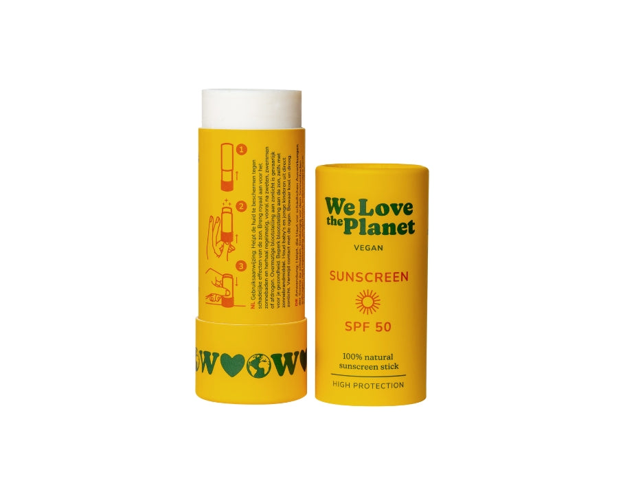 Minerale Zonnebrand Sunscreen Stick Vegan SPF 50 – We Love The Planet