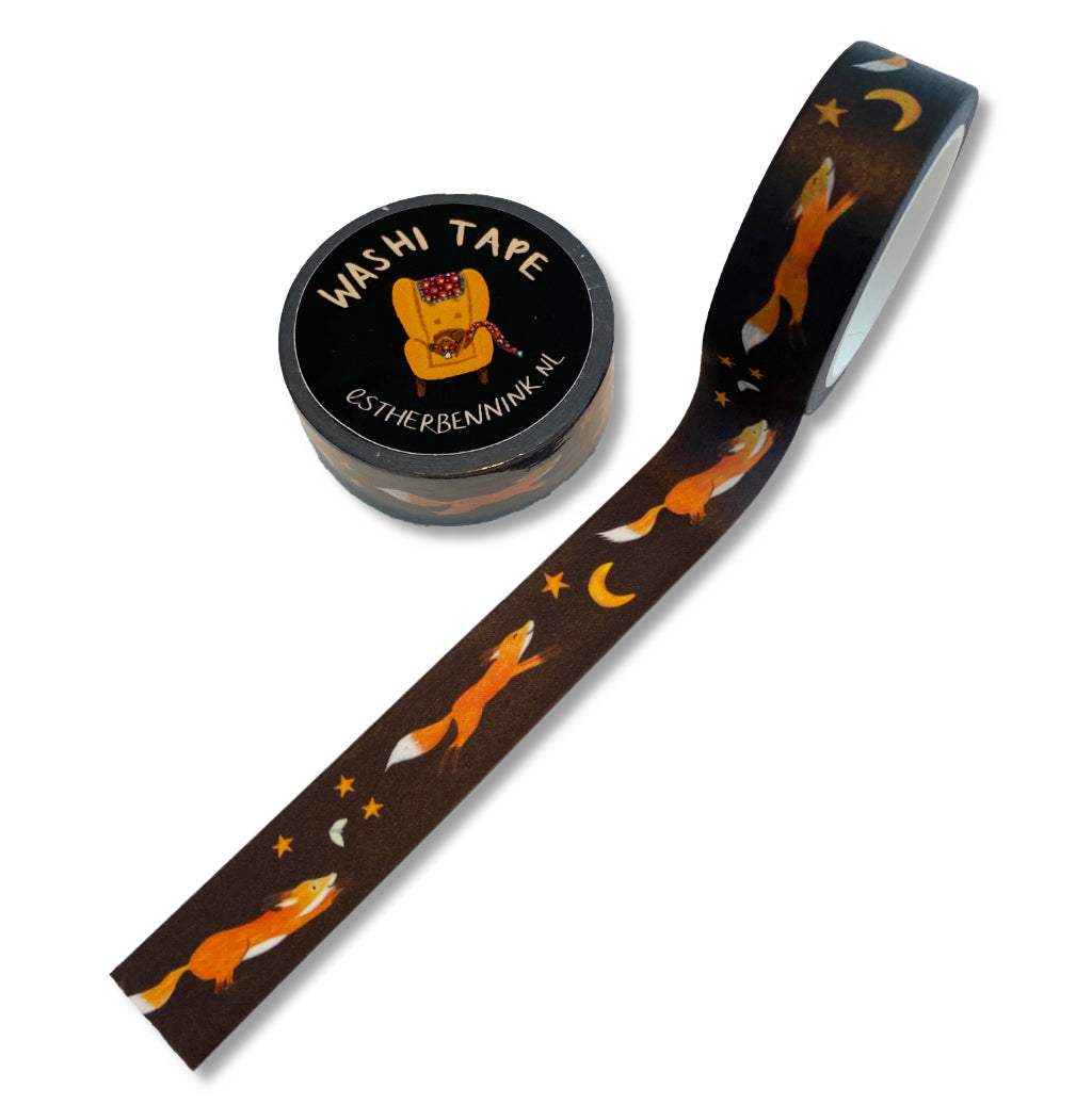 Washi Tape maandroom / moonlight dream - Illustrator under a blankie