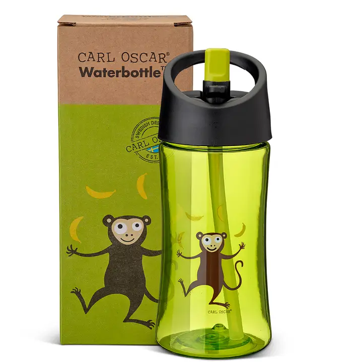 Water Bottle 0.35 L Monkey Lime – Carl Oscar
