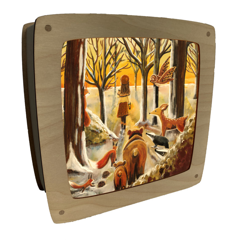 Toverplaat Whisperer Of The Woods - Illustrator under a blankie