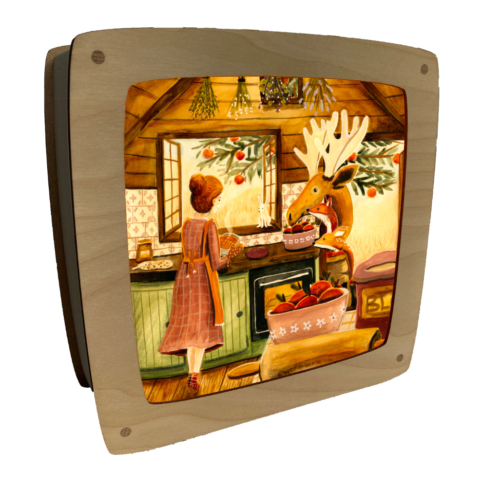 Toverplaat appeltaartdag / Magic sheet apple pie day - Illustrator under a blankie