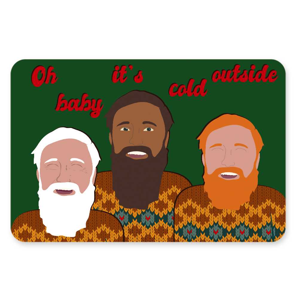 Postkaart O Baby it's cold outside - Silly Goose